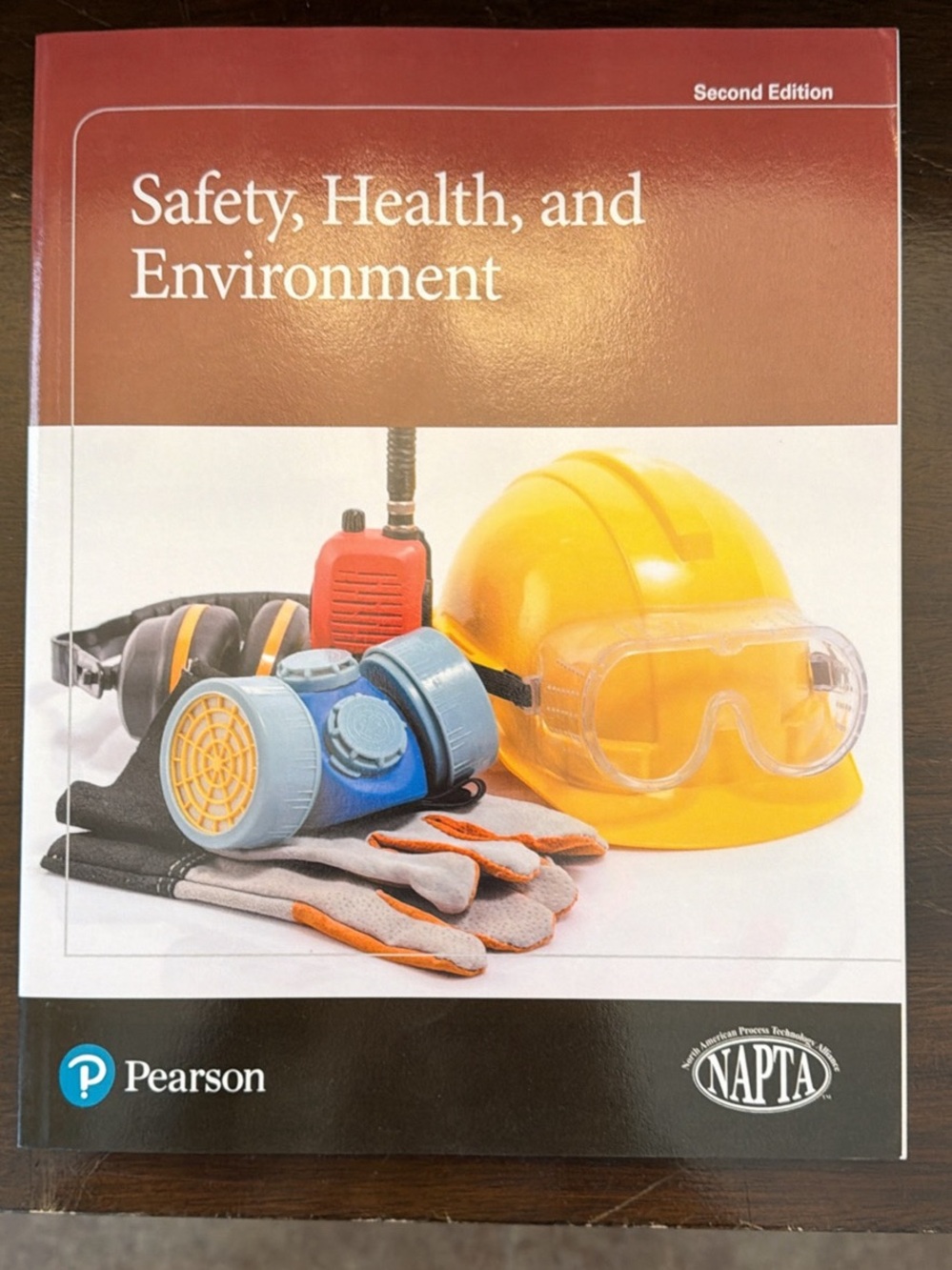 Pearson Blue and Gray "Introduction to Process Technology" Textbook Cover